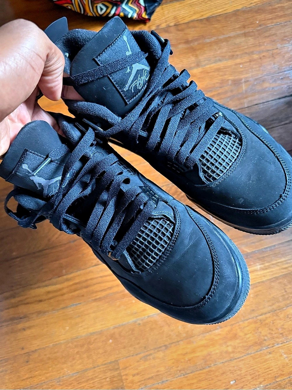 Nike Air Jordan 4 Black Sneakers US 11